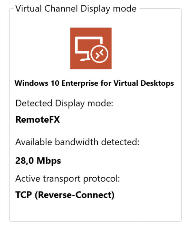 Preview RDanalyzer Detect Display mode for Windows RDP