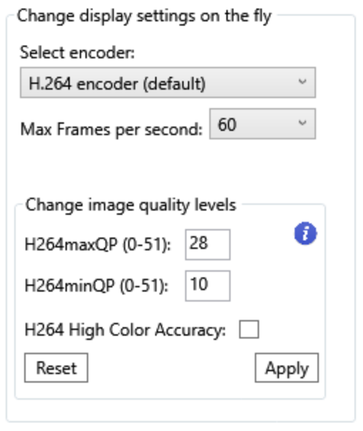 Preview RDanalyzer Change Settings